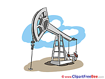 Oil Derrick printable Illustrations for free