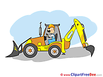 Tractor free printable Cliparts and Images