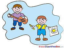 Artists Kids download Clipart Kindergarten Cliparts