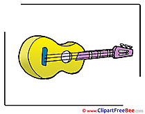 Guitar printable Kindergarten Images