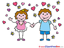 In Love Kids Kindergarten download Illustration