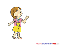 Little Girl Clip Art download Kindergarten