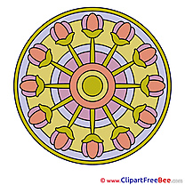 Clip Art Mandala Illustration