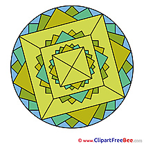 Indian Symbol free Cliparts Mandala