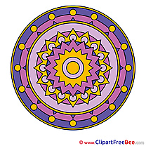 Indian Symbol Mandala download Illustration