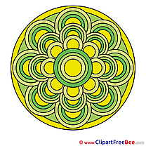 Meditation download Mandala Illustrations