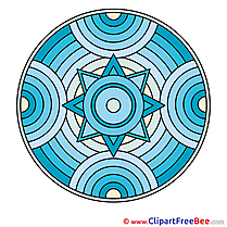 Religion Mandala Clip Art for free