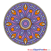 Religion printable Illustrations Mandala