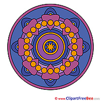 Universe Mandala Illustrations for free