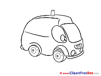 Ambulance Car free printable Cliparts and Images