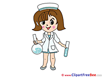 Flasks Nurse Clipart free Illustrations