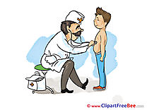 Pediatrician Doctor Boy Cliparts printable for free