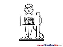 Radiogram Patient Clipart free Illustrations