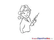 Syringe Nurse Pics download Illustration