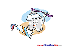 Toothbrush Toothpaste Tooth free Illustration download