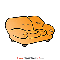 Sofa printable Illustrations for free