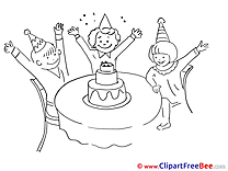Anniversary Cake Children Clip Art download Party