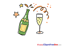 Champagne Party Illustrations for free