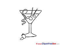 Cocktail Clipart Party Illustrations