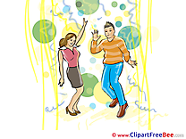 Happy Birthday Dancers Clipart Party free Images