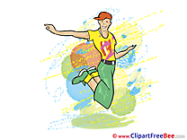 Hip-Hop Dancer Boy Party download Illustration