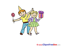 Lollipop Gift Children Party download Illustration