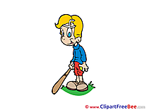 Baseball Boy download printable Illustrations