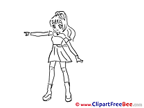 Girl Anime Images download free Cliparts