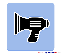 Speaker Pictogrammes Clip Art for free