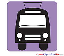Trolleybus Clip Art download Pictogrammes