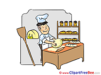 Baker Bread Clipart free Illustrations