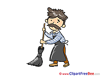 Janitor download printable Illustrations