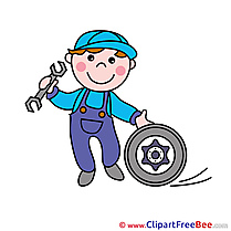 Mechanic Clipart free Illustrations