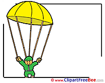 Parachutist Clipart free Illustrations