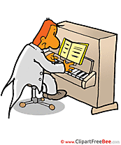 Pianist free Illustration download