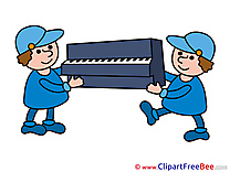 Piano Loaders download printable Illustrations