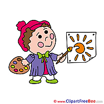 Sun Painter Clipart free Image download