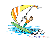 Windsurfer free Illustration download