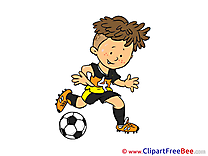 Boy free Illustration Football