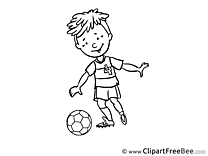 Coloring Player download Clipart Football Cliparts
