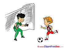 Dangerous Moment Football Illustrations for free