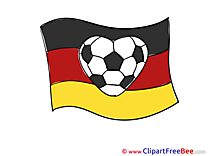 Football Germany Flag download Illustration