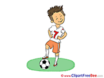 Footballer Football Illustrations for free