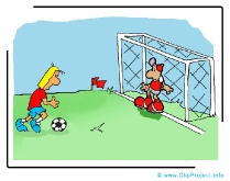 Free Kick Cartoon - Soccer Cliparts