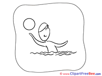 Water Polo printable Sport Images