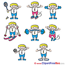 Disciplines Clip Art download Sport