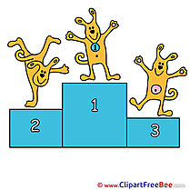 Dogs Pedestal Sport Illustrations for free