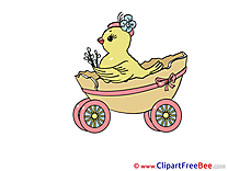 Chicken Egg Carriage Cliparts printable for free