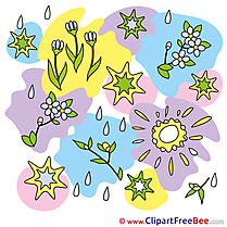 Drawing Flowers Spring printable Illustrations for free