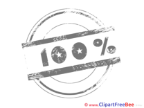 100 Percent Pics Stamp free Cliparts